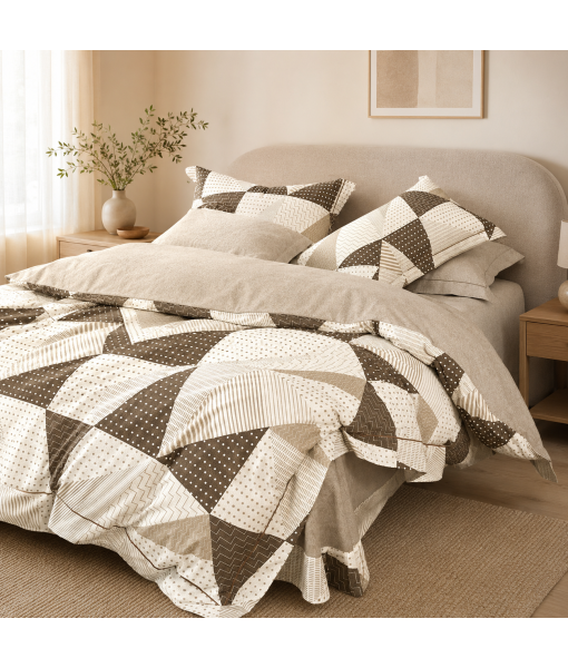 Lenjerie pat extra ranforce 4 piese MF50 Lenjerie pat extra ranforce 4 piese MF50
