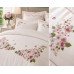 Lenjerie pat extra Lux cu broderie floral MM03 Lenjerie pat extra Lux cu broderie floral MM03