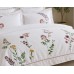Lenjerie pat extra bumbac satinat cu broderie dry roses MM14 Lenjerie pat extra bumbac satinat cu broderie dry roses MM14