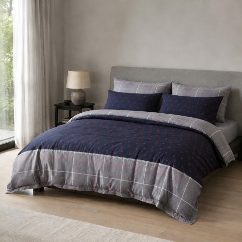Lenjerie pat extra bumbac satinat LUX MR76
