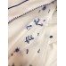Set pat cu pilota extra bumbac satinat cu broderie MO04 Set pat cu pilota extra bumbac satinat cu broderie MO04