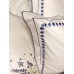Set pat cu pilota extra bumbac satinat cu broderie MO04 Set pat cu pilota extra bumbac satinat cu broderie MO04