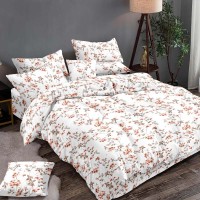 Bed set with continental quilt 180x220 crepe MI65