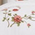 Bed set satin cotton extra with embroidery roses MO10